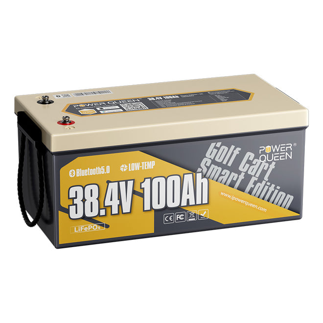 [Like New] Power Queen 36V 100Ah Smart Deep Cycle Lithium Battery