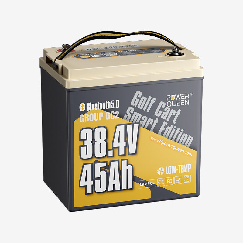 38.4V 45Ah Golf Cart Smart GC2 Lithium Battery Power Queen US