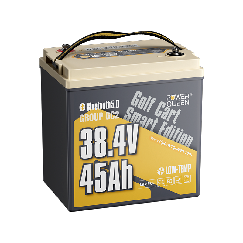 Power Queen 36V 45Ah Golf Cart Smart GC2 Lithium Battery