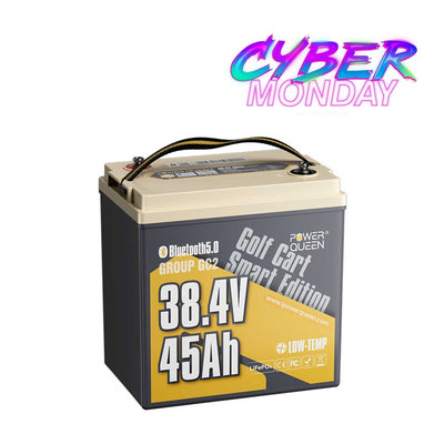 Power Queen 36V 45Ah Golf Cart Smart GC2 Lithium Battery