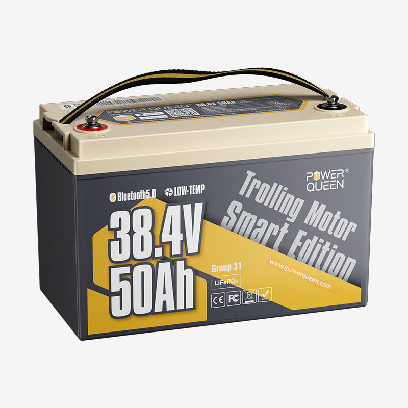 Power Queen 36V 50Ah Smart Deep Cycle Lithium Battery