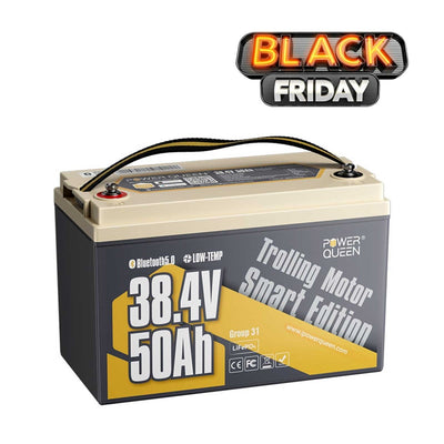 🖤Subscribe Price: $294🖤Power Queen 36V 50Ah Smart Deep Cycle Lithium Battery
