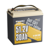 Power Queen 48V (51.2V) 30Ah GC2 Golf Cart Smart Lithium Battery