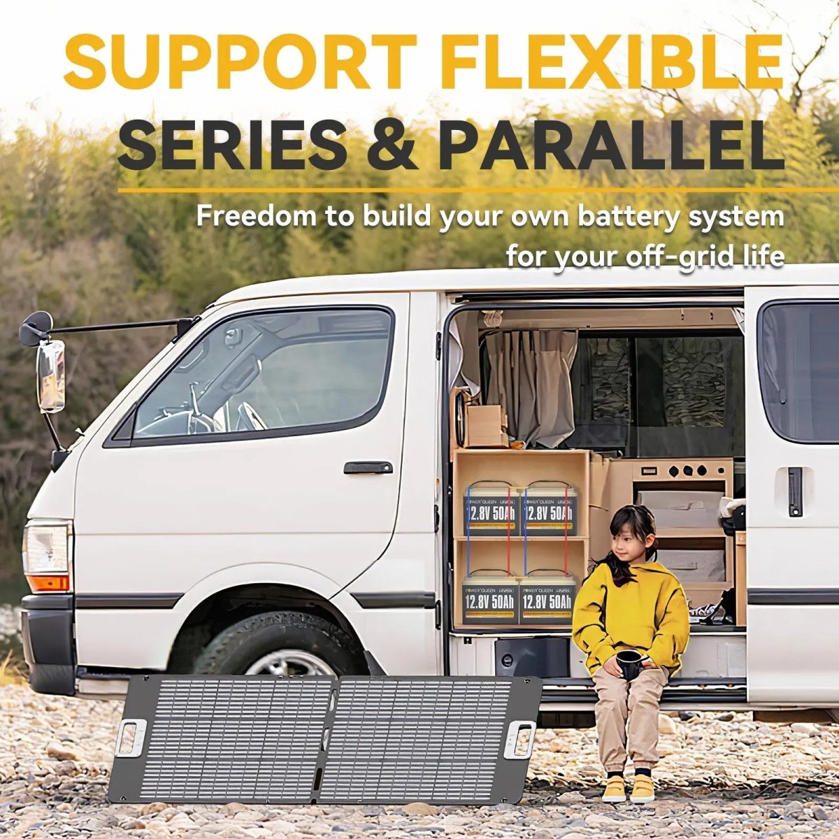 lithium battery support flexible series-parallel connection