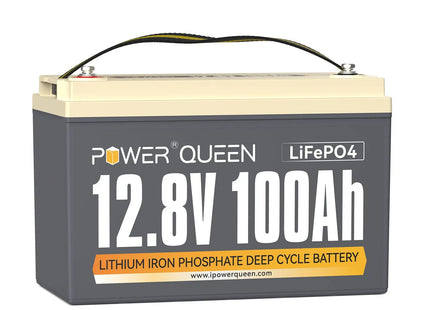 Power Queen 12V 100Ah Deep Cycle Lithium Battery Power Queen