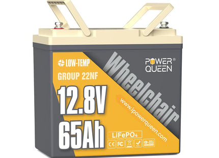 Power Queen 12V 65Ah 22NF Lithium Battery Power Queen