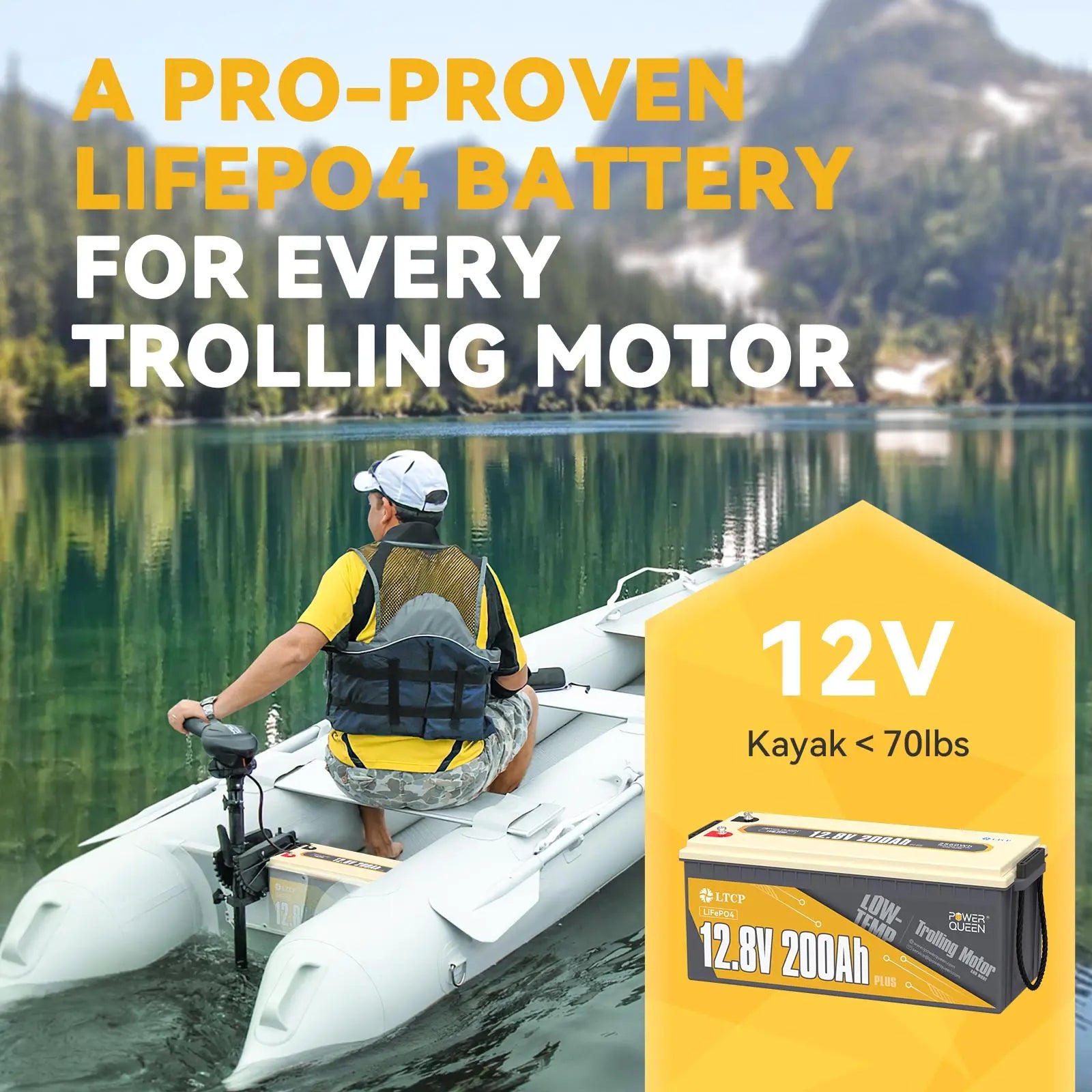 a pro-proven lifepo4 battery for every trolling motor