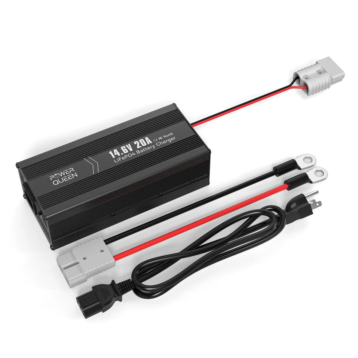 thumbnail image 2 of PowerQueen 14.6V 40A LiFePO4 Battery Charger For 12V Lithium Batteries - Pre-Charging 2 of 4