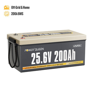Power Queen 24V 200Ah Deep Cycle Lithium Battery Power Queen