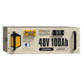 Power Queen 48V 100Ah LiFePO4 Battery, Built-in 100A BMS, Match BCI Group 8D Battery Box Power Queen