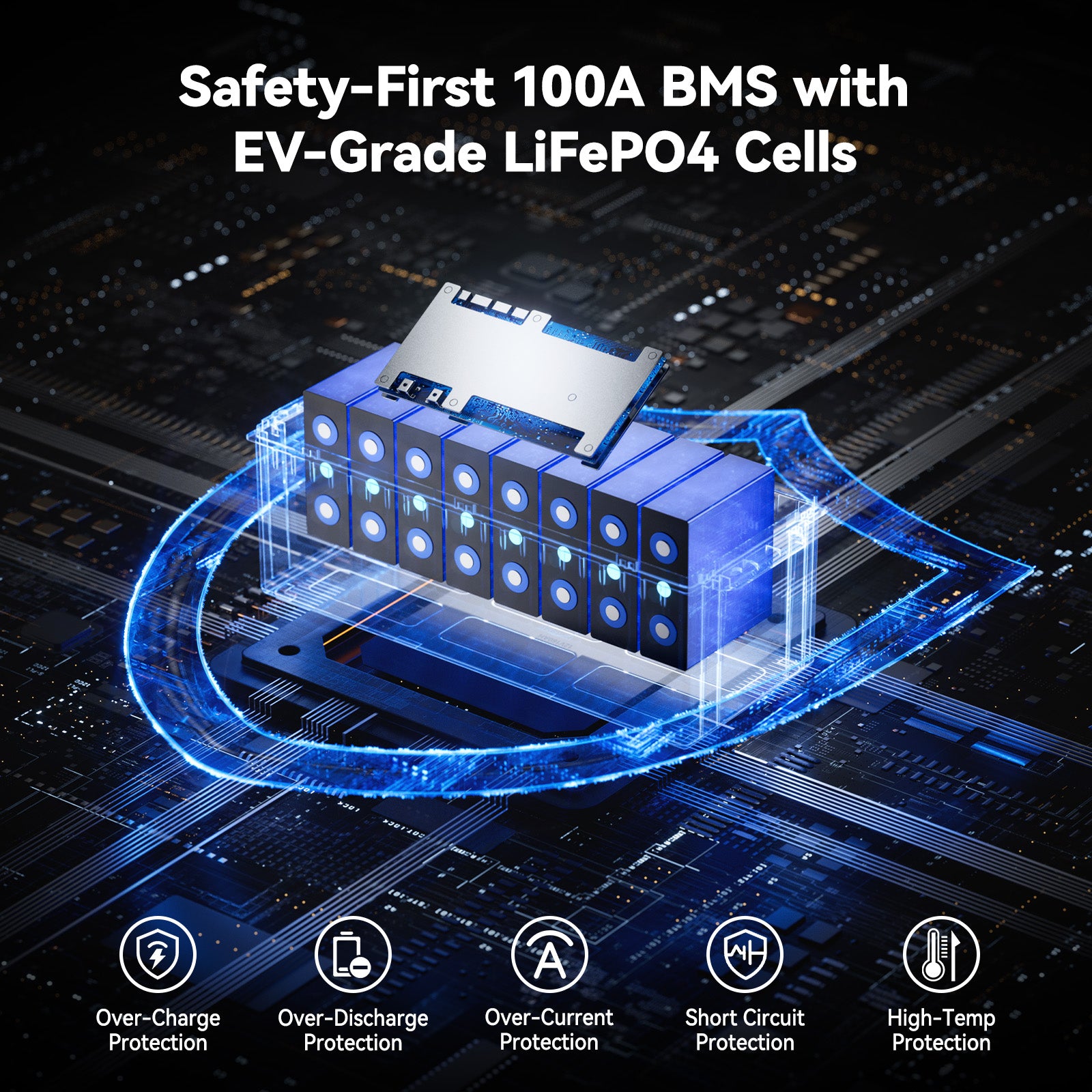 Power Queen 12V 200Ah Deep Cycle Lithium Battery