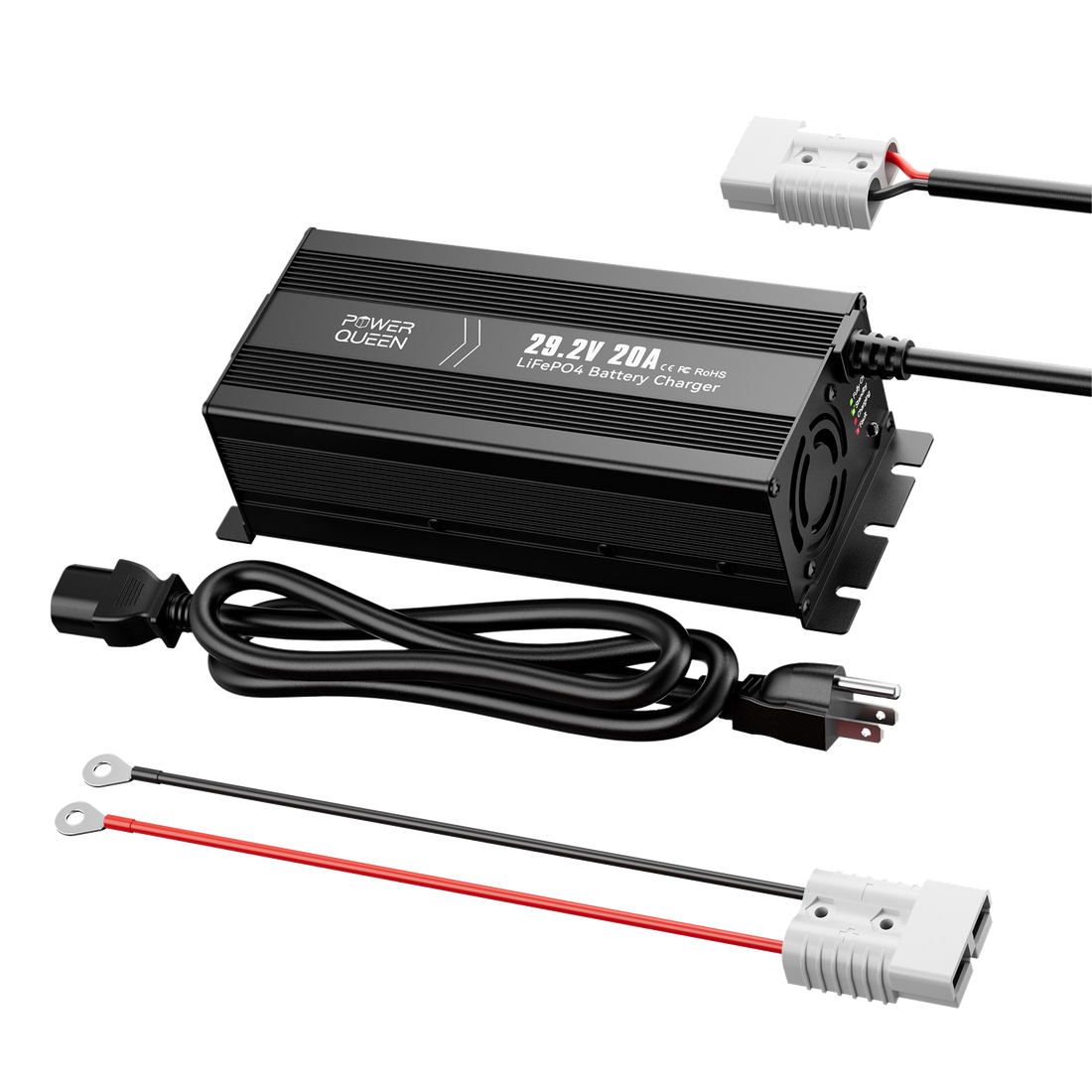 Power Queen 29.2V 20A Lithium LiFePO4 Battery Charger– lithium batteries