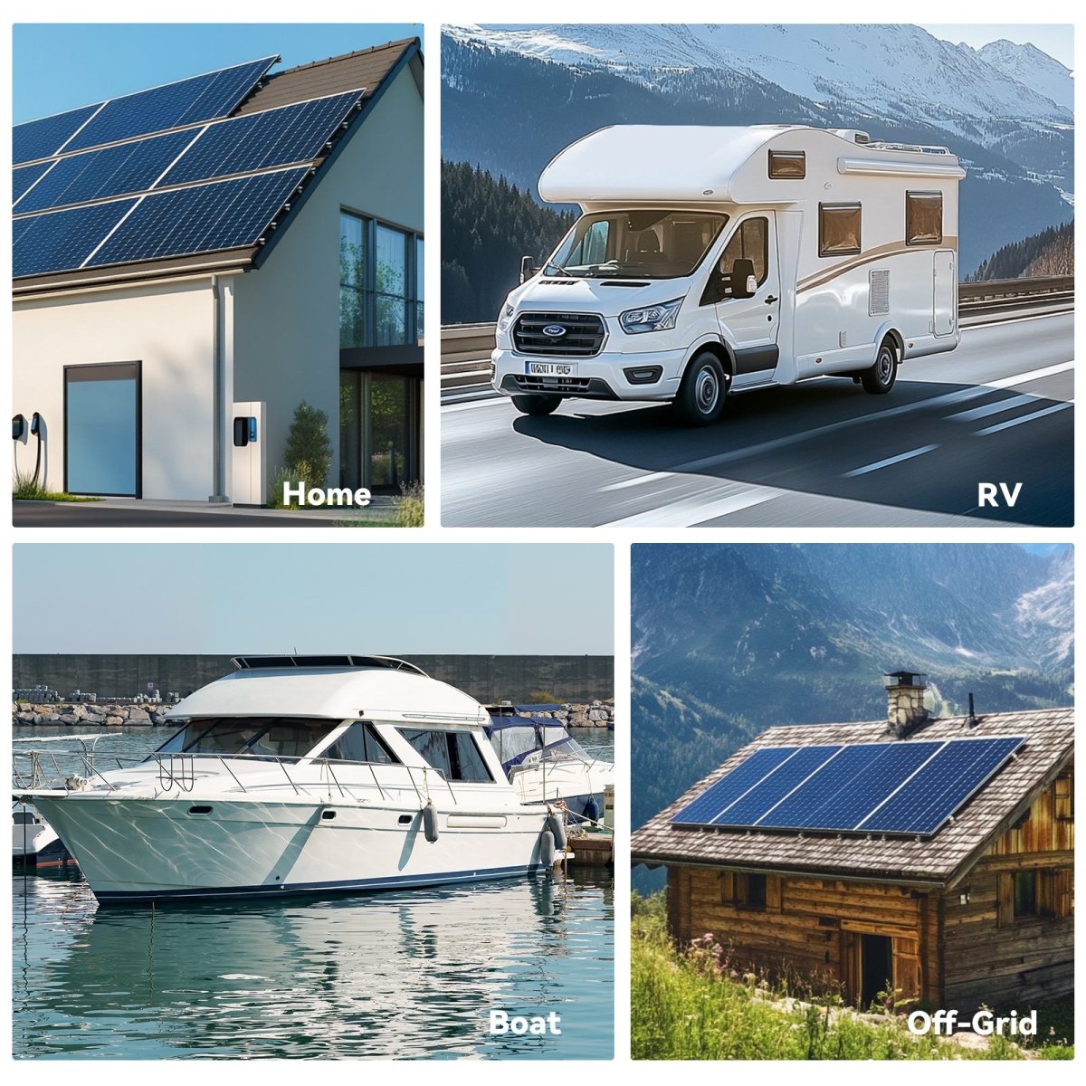 Power Queen 500A Battery Monitor ideal for home solar systems, RVs, boats, and off-grid applications