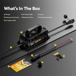 power_queen_36v_25a_Lifepo4_battery_charger_whats_in_the_box