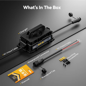 power_queen_48v_18a_lifepo4_battery_charger_whats_in_the_box