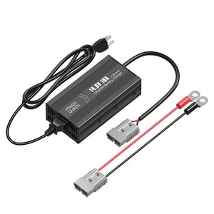 Power Queen 14.6V 10A LiFePO4 battery charger with Anderson connector