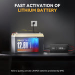 Fast activation feature for lithium iron phosphate batteries protected by BMS with Power Queen charger