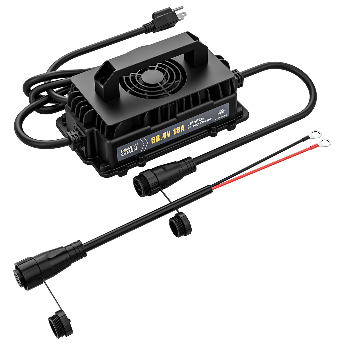 power_queen_48v_18a_Lifepo4_battery_charger