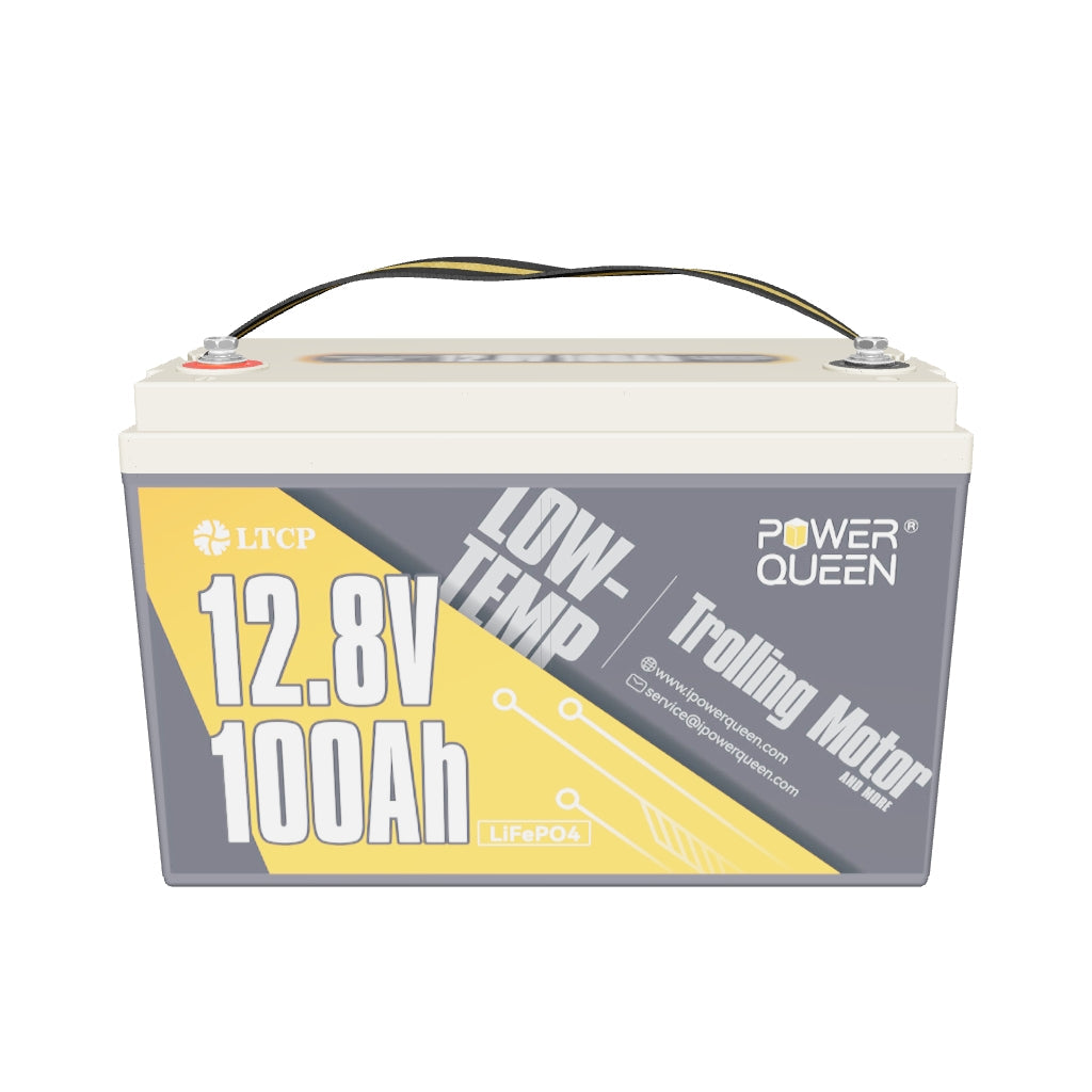 Power Queen 12V 100Ah Low-Temp Deep Cycle Lithium Battery