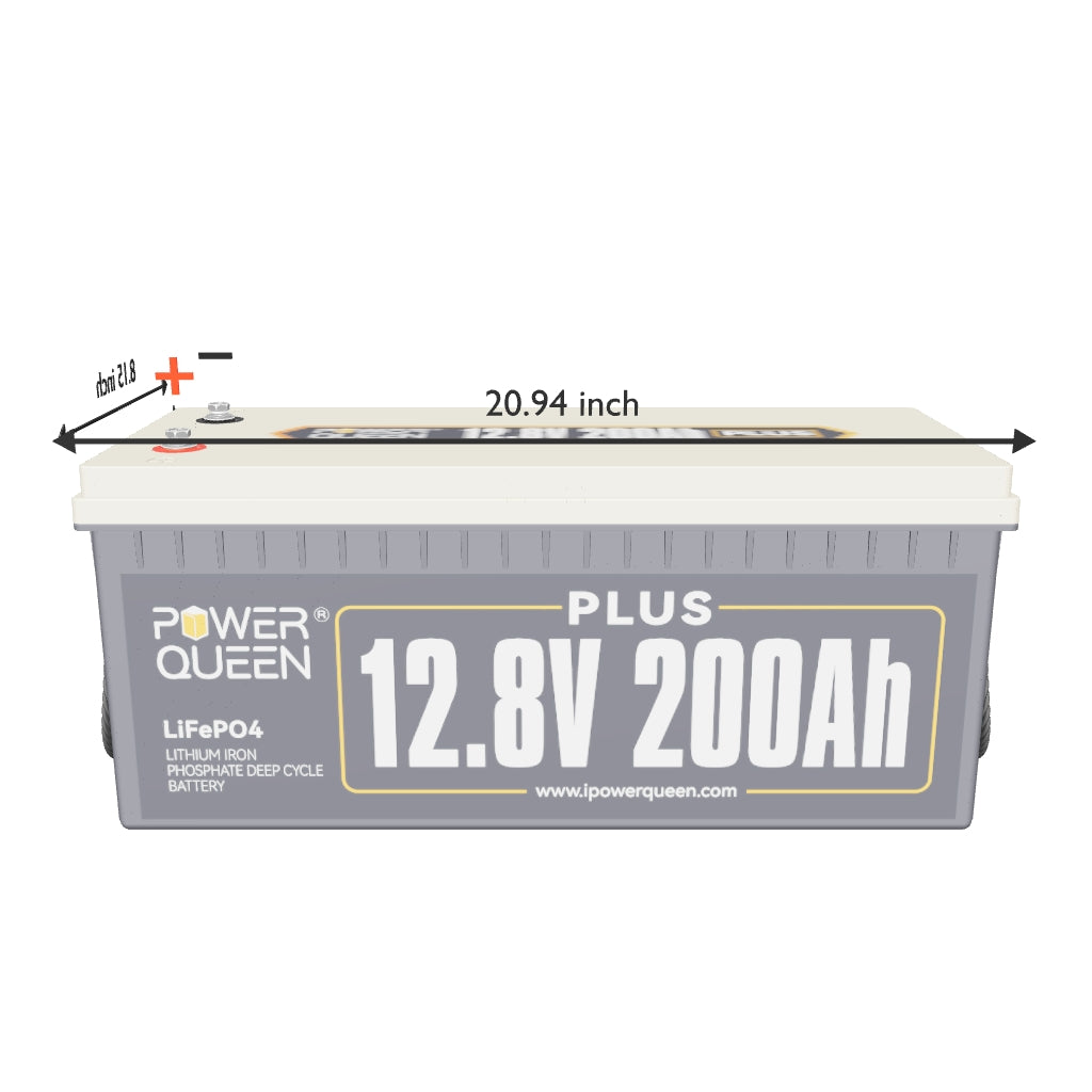 Power Queen 12V 200Ah PLUS Deep Cycle Lithium Battery