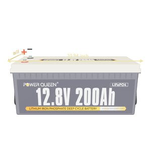 [Like New] Power Queen 12V 200Ah Deep Cycle Lithium Battery