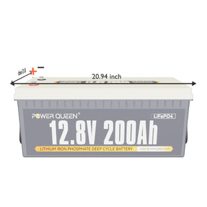 [Like New] Power Queen 12V 200Ah Deep Cycle Lithium Battery