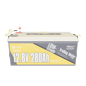 [Like New] Power Queen 12V 280Ah Low-Temp Deep Cycle Lithium Battery