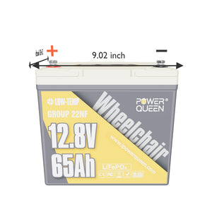 [Like New] Power Queen 12V 65Ah 22NF Lithium Battery