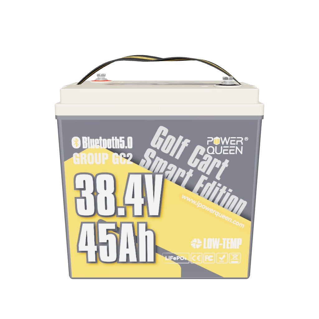 Power Queen 36V 45Ah Golf Cart Smart GC2 Lithium Battery
