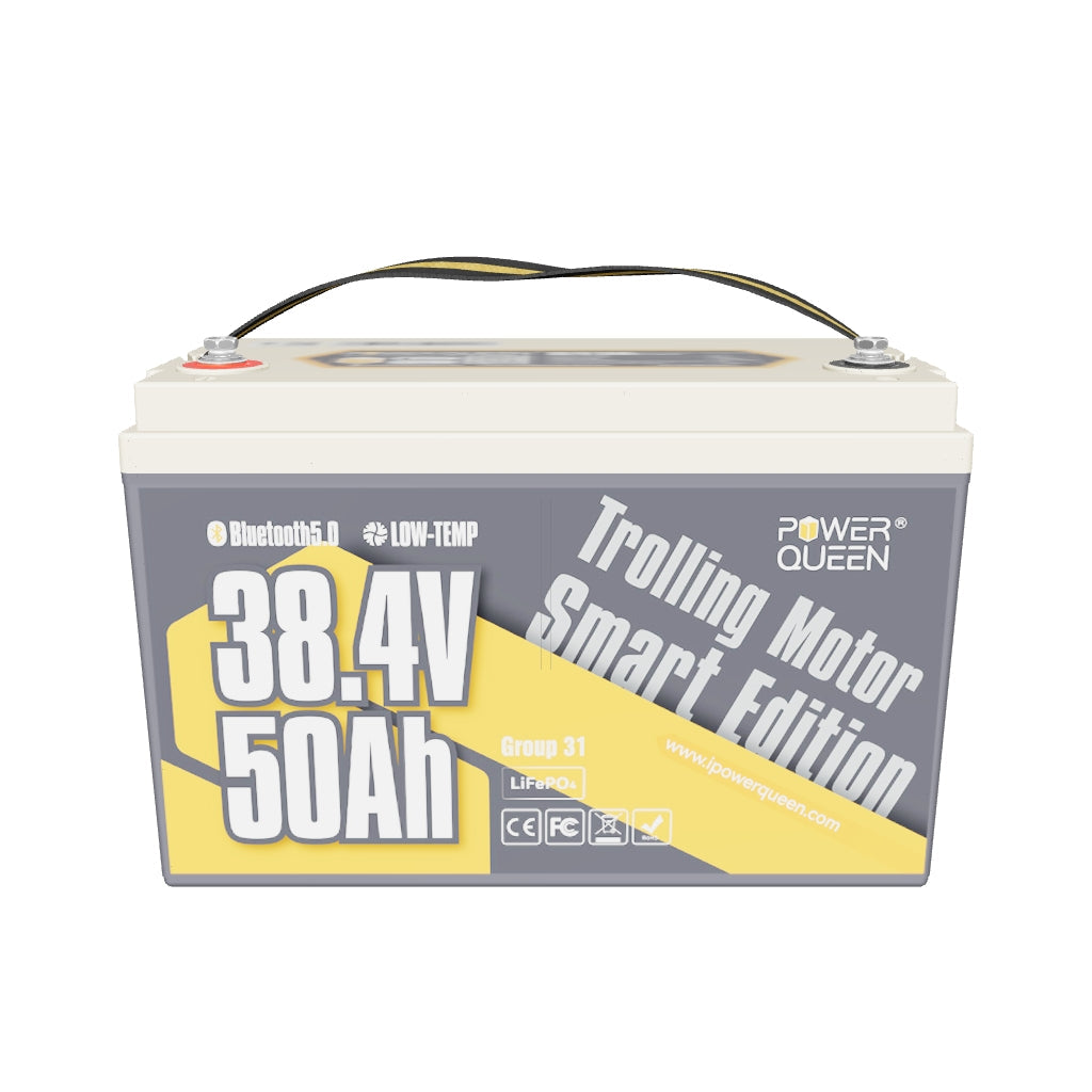 Power Queen 36V 50Ah Smart Deep Cycle Lithium Battery