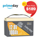 ⚡[Final $189]⚡Power Queen 12V 100Ah Low-Temp Deep Cycle Lithium Battery