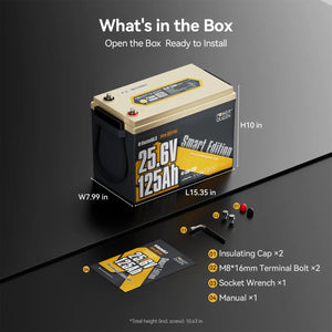 Power Queen a complete 24v 125ah lithium trolling motor battery package ready to install