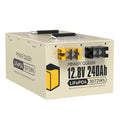 Power Queen 12.8V 240Ah LiFePO4 Battery, Built-in 150A BMS Power Queen