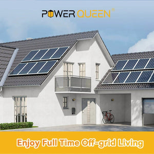 Power Queen 12V 100Ah OTCB Smart LiFePO4 Battery, Built-in 100A Smart BMS Power Queen