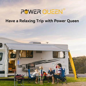 Power Queen 48V 100Ah LiFePO4 Battery, Built-in 100A BMS Power Queen